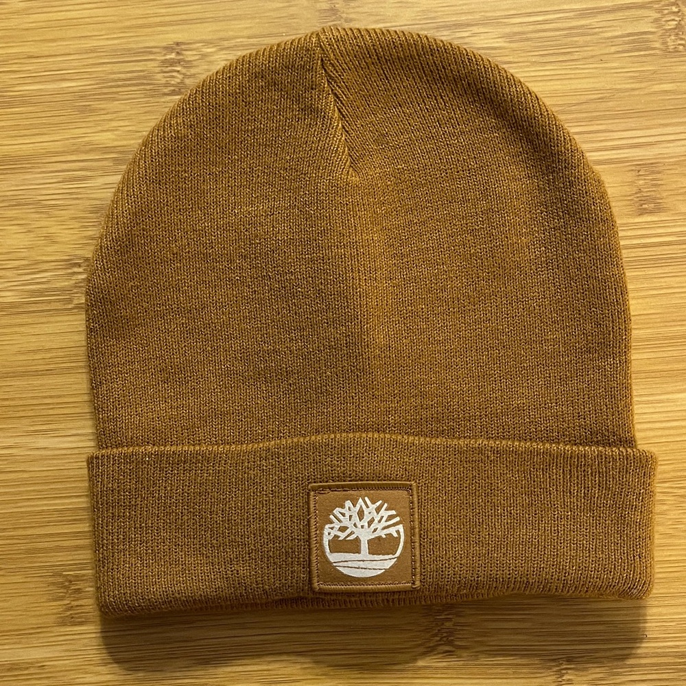 Timberland Golden Tan Knit Cuffed Beanie